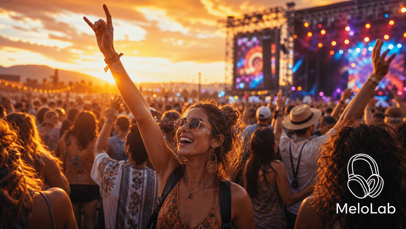Happy music generation