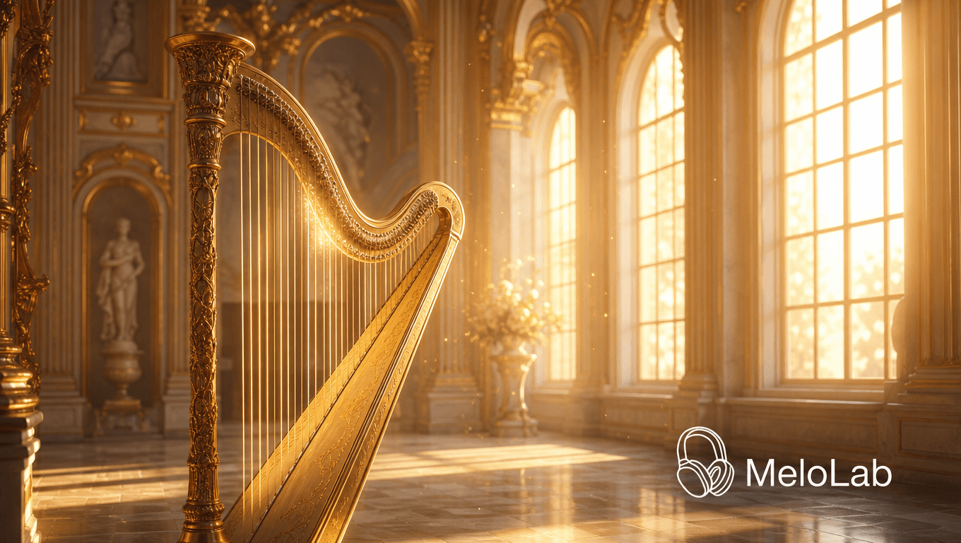 Harp music generation