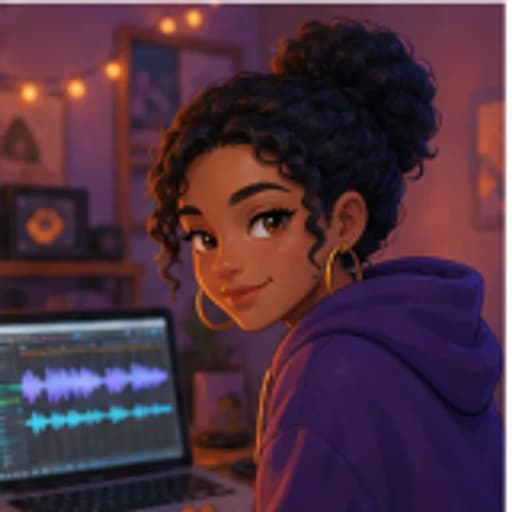 Avatar fictício de criadora brasileira de Reels para Bianca A.