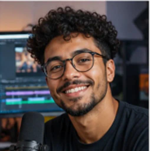 Avatar fictício de criador brasileiro de remix para Caio N.