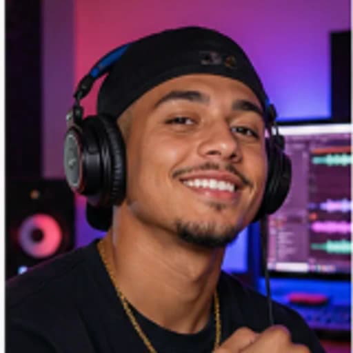 Avatar fictício de editor brasileiro de TikTok para Lucas V.