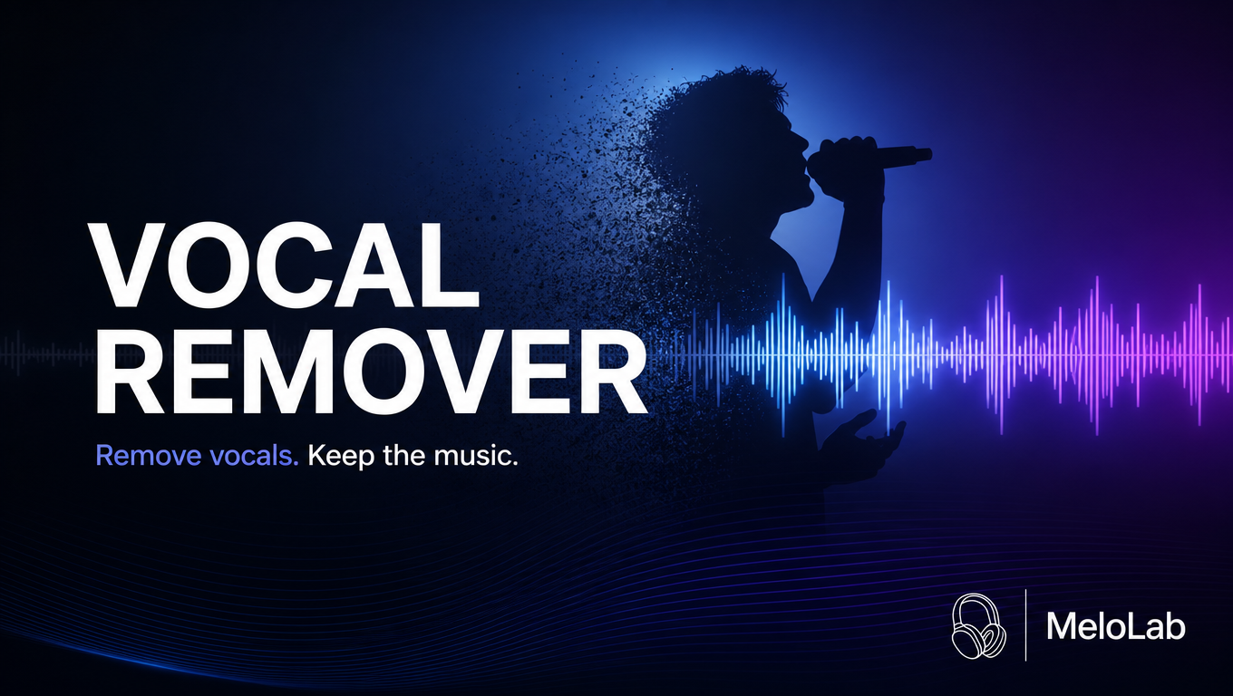 Vocal Remover Online - Remove Vocals from Song Audio | MeloLab